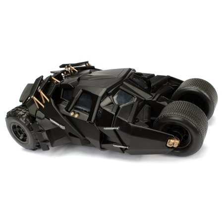Модель машинки с фигуркой Jada Toys: Бэтмобиль "Темный рыцарь" 2008 (Batmobile Dark Knight 2008) 1:24 + Фигурка Бэтмен (Batman) 7 см (98261) 
