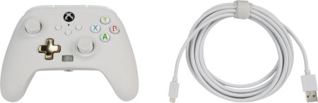 Геймпад проводной PowerA Enhanced Wired Controller for Xbox Series X/S (1518809-01) White (Белый) Оригинал (Xbox One/Series X/S/PC) 