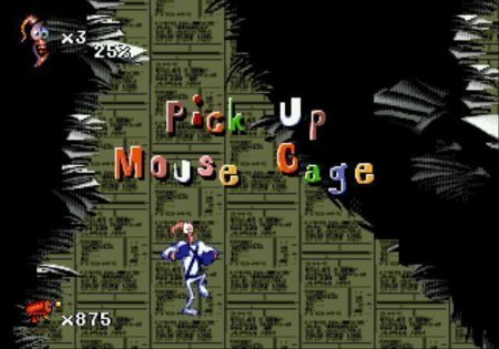 Коллекционный сборник 2 в 1 Червяк Джим (Earthworm Jim) (16BC-001) Русская Версия (16 bit) 