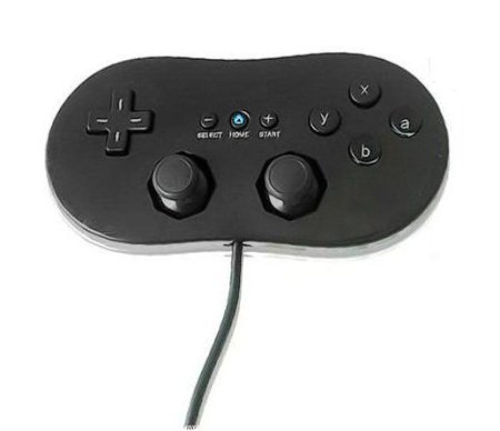 Класический игровой контроллер Classic Controller (Черного цвета) Wii/WiiU