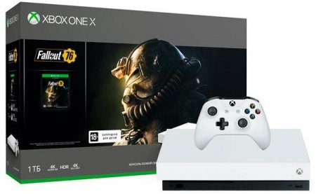   Microsoft Xbox One X 1Tb Rus  +  Fallout 76    ( ) 