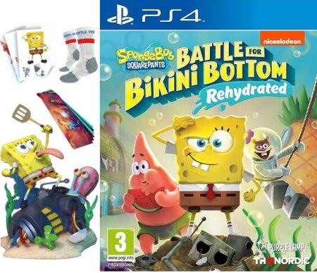 SpongeBob SquarePants: Battle For Bikini Bottom - Rehydrated (Губка Боб Квадратные Штаны: Битва за Бикини Боттом - Регидратация) Shiny Edition Русская Версия (PS4)