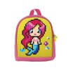  Мини рюкзак MINI Backpack WY-A012 Розовый-Желтый Рюкзаки