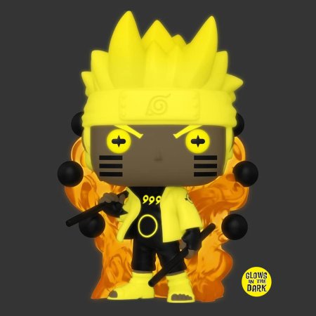 фигурки Фигурка Funko POP! Animation: Наруто Мудрец Шести Путей светящийся (Naruto Sixth Path Sage (GW) (Exc)) Наруто: Ураганные хроники (Naruto Shippuden) ((932) 36816) 9,5 см