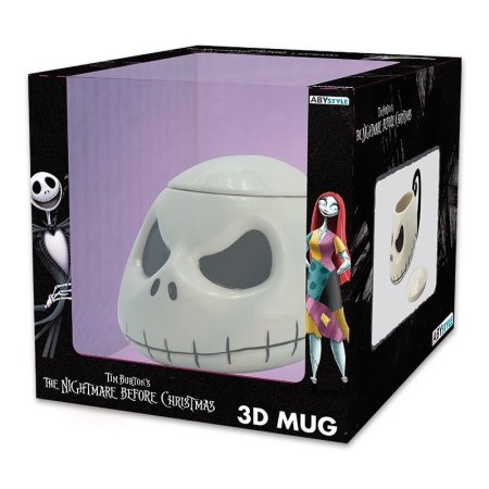  Кружка 3D ABYstyle: Джек (Jack) Кошмар Перед Рождеством (Nightmare Before Christmas) (ABYMUG555) 450 мл