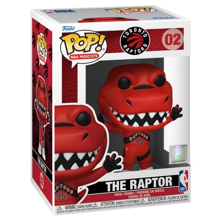 фигурки Фигурка Funko POP! NBA: Раптор в новой позе (Raptor new pose) Талисман Торонто (Mascots Toronto) ((02) 52163) 9,5 см