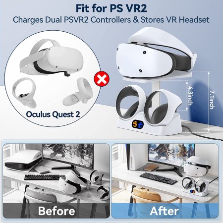   +   PS VR2 Charging Dock DOBE (TP5-2515) (PS5)