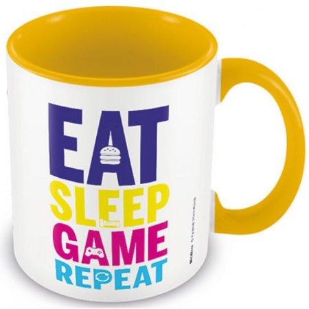 Кружка Pyramid: Ешь, Спи, Играй, Повторяй (Eat, Sleep, Game, Repeat) Игровая (Gaming) Inner Mug (MGC25459) 315 мл