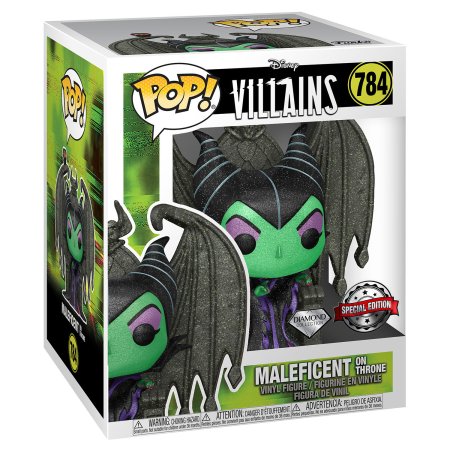 фигурки Фигурка Funko POP! Deluxe: Малефисента на Троне (Maleficent on Throne (DGLT) (Exc)) Дисней Злодеи (Disney Villains) (58392) 18 см