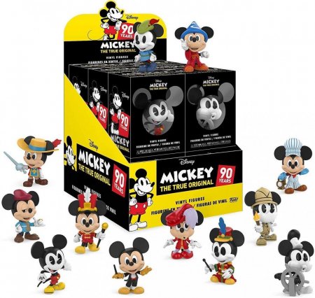  Funko Mystery Minis:    - 90-  (Mickey's 90th) (25595) 4 