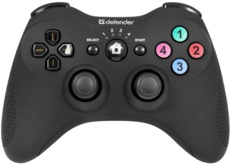 Геймпад беспроводной DEFENDER Game Expert BT1 Bluetooth, 2 дж (PS3) 