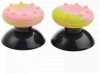  Накладки на стики геймпада Analog Thumb Grips (4 шт) Зеленый/Розовый (PS4/Xbox One) 