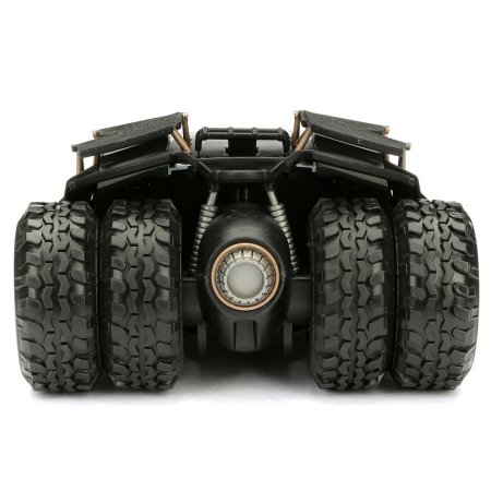 Модель машинки с фигуркой Jada Toys: Бэтмобиль "Темный рыцарь" 2008 (Batmobile Dark Knight 2008) 1:24 + Фигурка Бэтмен (Batman) 7 см (98261) 