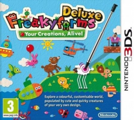 Freakyforms Deluxe: Your Creations, Alive! (Nintendo 3DS)