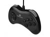   Retro-Bit Sega Saturn Control Pad/Retro Gaming Black () (RET00129) (16 bit)