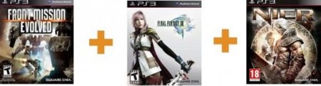   Final Fantasy XIII (13) + Nier + Front Mission Evolved (PS3)  Sony Playstation 3