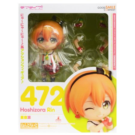 Фигурка Good Smile Company Nendoroid: Рин Хосидзора (Rin Hoshizora) Живая любовь! (Love Live!) (4571368445452) 10 см  