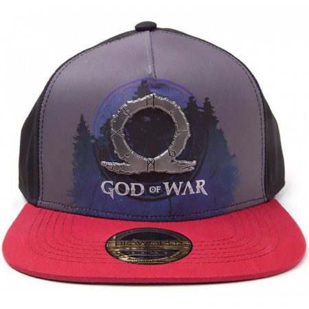  Difuzed: God Of War: Sublimation Print Metal Badge Snapback Cap   