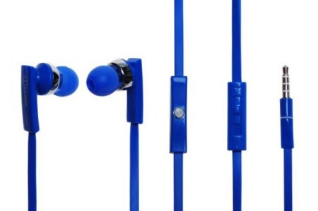 Стерео-гарнитура OXION HS205, синяя (PC)