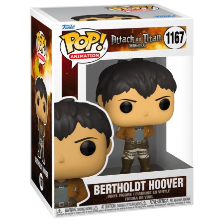 фигурки Фигурка Funko POP! Animation: Бертольд Гувер (Bertholdt Hoover) Атака Титанов Сезон 4 (Attack on Titan S4) (57979) 9,5 см