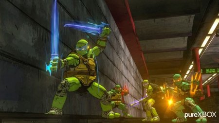 TMNT Teenage Mutant Ninja Turtles (Черепашки Ниндзя): Mutants in Manhattan (Xbox 360) USED Б/У