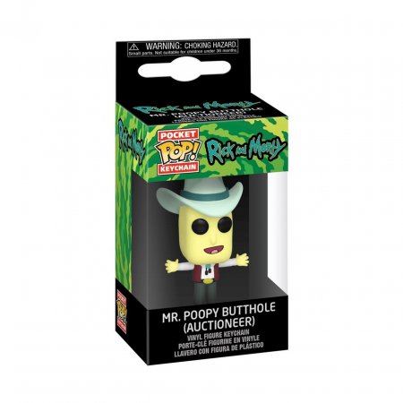   Funko Pocket POP! Keychain:    (Rick and Morty)   (Mr. Poopy Butthole) (45421-PDQ) 4 