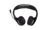 Гарнитура проводная QCYBER Neon Black (Черная) (PC) 