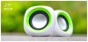 Мини-колонки ENZATEC SP303GR, зеленые (PC) 