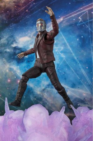 Подвижная фигурка Bandai Tamashii Nations S.H.Figuarts: Звездный Лорд (Star Lord) Стражи Галактики (Guardians of the Galaxy) (4549660151784) 17 см