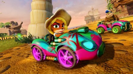 Игра Crash Team Racing: Nitro-Fueled - Nitros Oxide + Pin Bundle Edition (PS4) Playstation 4