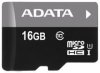 MicroSD Карта памяти 16GB A-DATA Class 10 Premier UHS-I (R/W 30/10 MB/s) без адаптера (PC)