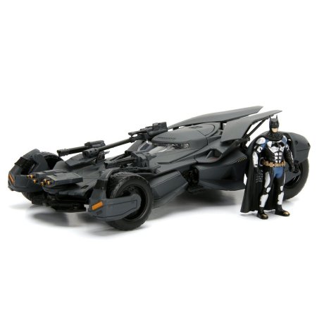 Модель машинки с фигуркой Jada Toys Justice League: Бэтмобиль Лига справедливости Зака Снайдера (Batmobile Justice League) (99231) + Фигурка Бэтмен (Batman) (99232) 7 см (99229) 1:24 
