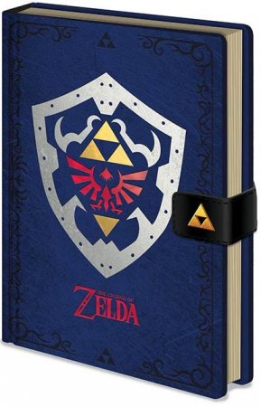  Pyramid:   (Hylian Shield)    (The Legend of Zelda) (Premium Notebooks) (SR72448) A5