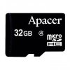 MicroSD Карта памяти 32GB Apacer Class 4 + SD адаптер (PC) 