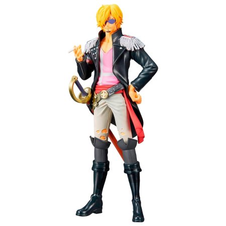 Фигурка Banpresto: Санджи Грандлайн Мужчина (Sanji The Grandline Men) Ван Пис Фильм Красный (One Piece Film Red) (4983164189506) 17 см 