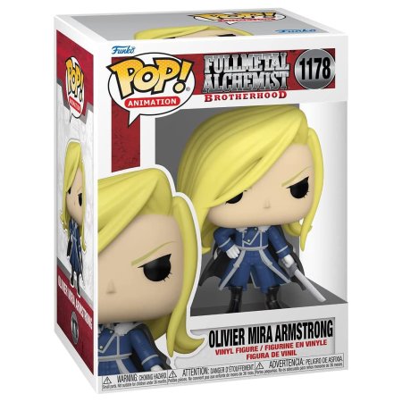 фигурки Фигурка Funko POP! Animation: Оливия Мира Армстронг (Olivier Mira Armstrong) Стальной Алхимик: Братство (Fullmetal Alchemist: Brotherhood) ((1178) 57738) 9,5 см