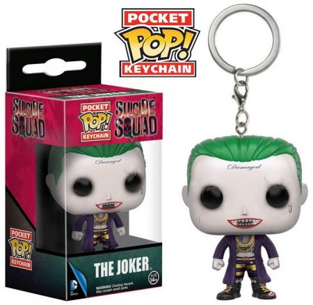   Funko Pocket POP! Keychain:  (Joker)   (Suicide Squad) (9358-PDQ) 4 