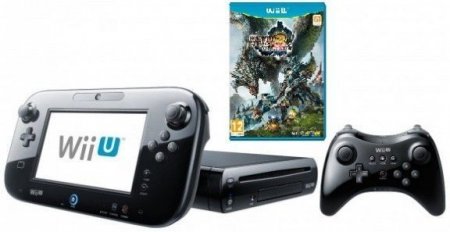   Nintendo Wii U 32 GB Premium Pack Monster Hunter 3 Ultimate Limited Edition Rus Black (׸) Nintendo Wii U