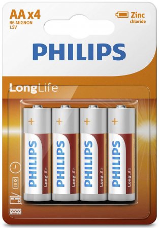  Philips AA LongLife (4 ) 