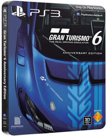  Gran Turismo 6 Steelbook Edition   (PS3) USED /  Sony Playstation 3
