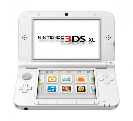  Nintendo 3DS XL HW White ()   +  Super Mario 3D Land  Nintendo 3DS