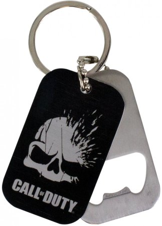 Открывалка-брелок Paladone: Солдатский жетон (Dog Tag) Колл оф дьюти (Call of Duty) (Bottle Opener) (PP4073COD)