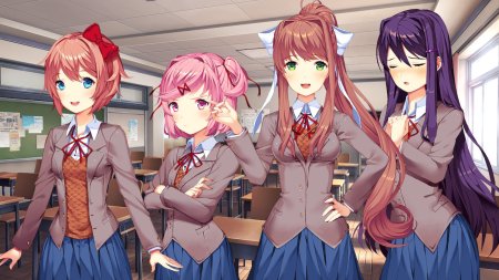 игра Doki Doki Literature Club Plus! Русская Версия (Switch) для Nintendo Switch