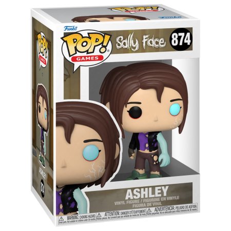 фигурки Фигурка Funko POP! Games: Эшли (усиленный) (Ashley (empowered)) Салли Фейс (Sally Face) ((874) 63995) 9,5 см