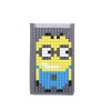  Большой пиксельный чехол для смартфона (универсальный) Pixel felt phone pocket WY-B008 Серый-Серый Чехлы