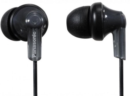 Наушники PANASONIC RP-HJE118GUS, Черные (PC) 