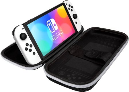 Чехол-сумка Slim Deluxe Travel Case PDP (500-218-BW) (Black/White) Черный/Белый (Switch/Lite/OLED)