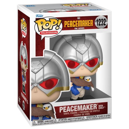 Фигурка Funko POP! TV: Миротворец с орлом (Peacemaker w/Eagly) ДиСи: Миротворец (DC Peacemaker) ((1232) 64181) 9,5 см