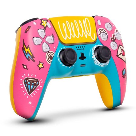Геймпад беспроводной (кастомизированный) Sony DualSense Wireless Controller (Sweet) Оригинал RAINBO (PS5)