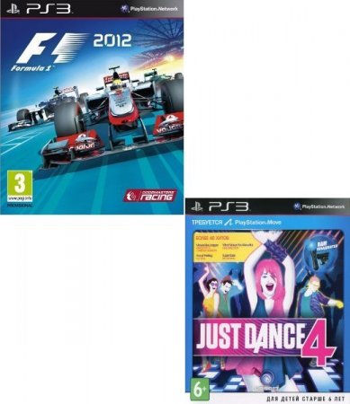   Formula One F1 2012   + Just dance 4   PlayStation Move (PS3)  Sony Playstation 3